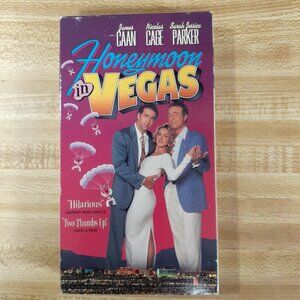 Honeymoon in Vegas 1992 VHS Nicolas Cage James Caan SJP Rom Com Cult Classic VTG